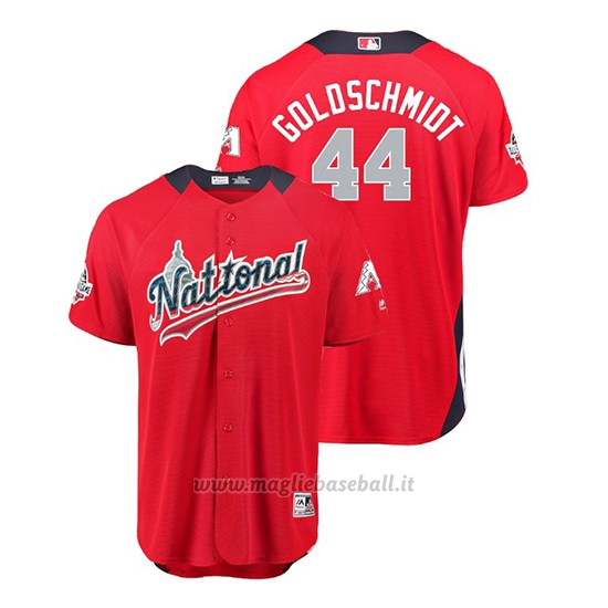 Maglia Baseball Uomo All Star Game Diamondbacks Paul Goldschmidt 2018 1ªRun Derby National League Rosso